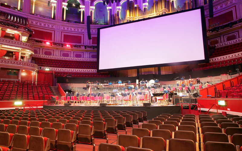 View from your seat Big screen events Royal Albert Hall — Royal